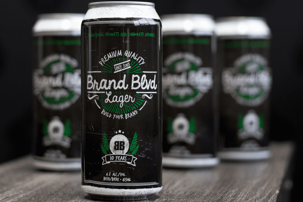Brand Blvd Beer Can